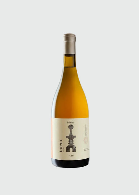Ibizkus Totem Rosé 2022 — biodynamic Monastrell rosé from Ibiza. Elegant, fresh and limited production from old ungrafted vines.